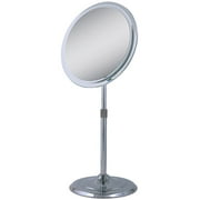 Z9V5 Zadro Telescoping Pedestal Vanity Mirror with 5x Magnification