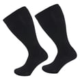 thumbnail image 1 of CSChome Chaussettes de Sport 1 Paire Sport Grande Compression Haute Élasticité Grande Taille Mi-Tube Respirant Doux Antidérapant Couleur Unie Course Randonnée, 1 of 7