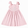 thumbnail image 1 of gdxvjhbj Robes pour Adolescentes Robe Papillon pour Bébé Fille Tutu à Volants Sans Manches Robes Robe de Fête 3T 4T (Rouge, 3-4 Ans), 1 of 9