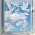 thumbnail image 6 of Window Bird Window Decal To Bird Strikes Collision Stickers Rainbow Sun Reflective Deter Clings No Required For Glass Stickers, 6 of 7