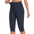 thumbnail image 2 of TRUBKH Yoga Pants Women Running Shorts for Women High Waisted Yoga Shorts Butt Scrunch Shorts Ease Workout Leggings Curve Leggings Workout Shorts Women Twerk Shorts Blue S, 2 of 9