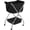 Black, variant on Collapsible Laundry Cart with Wheels 31.5"H Rolling Laundry Hamper Clothes Basket with Wheels, Canvas Liner Sturdy Steel Frame Folding for Small Narrow Space Easy Storage, Beige