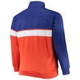 thumbnail image 3 of Men's Blue/Orange New York Knicks Big & Tall Pieced Body Full-Zip Track Jacket, 3 of 4