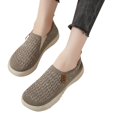 thumbnail image 3 of CAIXAI Orthopedic Dress Shoes for Women Arch Support Shoes for Women Sneakers Breathable Non- Sole Walking Shoes for Women Mesh Knitted Woven Mary Jane Flats Hands-Free Barefoot Shoe, 3 of 8