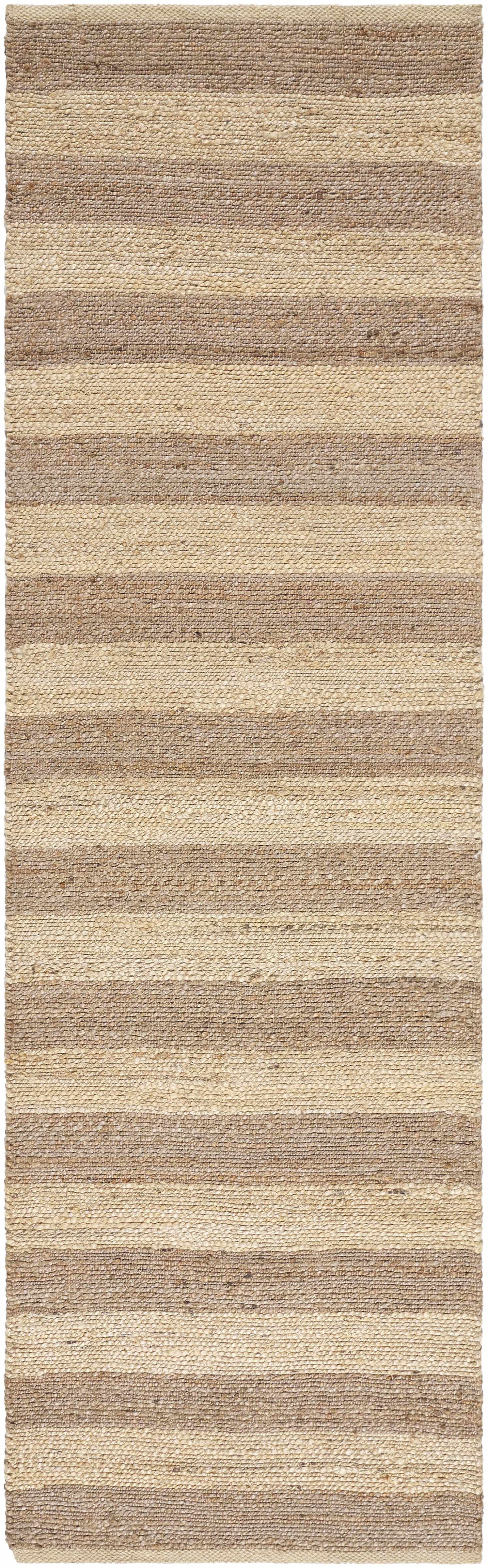 Hauteloom Ilkay Jute Living Room, Bedroom Area Rug - Farmhouse - Light Beige - 8' x 10'