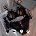 thumbnail image 3 of Ropa Interior sexy Suave Con Aros Cerrados De Ajuste De Pecho Sujetador, 3 of 5