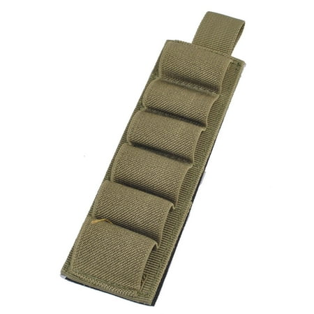 Tactical 6 Holes Shell Holder 12Ga Nylon Carrier Shotshell Pouch Color:Army green (Best Tactical Plate Carrier 2019)