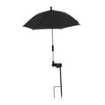 thumbnail image 2 of S SERENABLE Parapluie de Jardin Insert au Sol Multifonction Léger Noir, 2 of 9