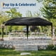 thumbnail image 2 of Carpa Plegable para Exterior 3x6M - Montaje Rápido con Botón - Estructura Resistente - Techo Plateado UPF 50+ Impermeable - Altura Ajustable - Incluye Bolsa con Ruedas y Sacos de Arena, 2 of 7