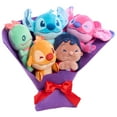 thumbnail image 5 of Disney Stitch Deluxe Valentine’s Day Plush Bouquet, 5 Plush Dolls Included, Kids Ages 2 and up, 5 of 6