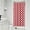 Red and White, variant on Yellow and Black Checkerboard Checkered Pattern Shower Curtain 72"x72" ,Bathroom Decorative Shower Curtains Set with 12 Hooks,Modern Waterproof Washable Shower Curtain