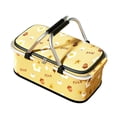 thumbnail image 2 of Cesta de picnic, bolsa de comestibles, organizador, cesta de almacenamiento portátil reutilizable, plegable para regalo de inauguración de la casa,, 2 of 8