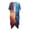 Fire And Ice, variant on HELLHERO Polyester Bathing Suit Cover Up for Beach Short Sleeve Free Size Long Kimono Swimsuit Cover Up Ice Cream Print