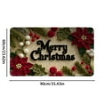 thumbnail image 3 of Aodebiao Festive Christmas Rug Holiday Floor Mat Decorative Home Decor Soft Polyester Carpet for Living Room Bedroom Kitchen Bathroom Entryway, 3 of 6