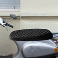 thumbnail image 1 of HEALEEP 1Pcs Black Pu Minibike Seat Cushion For Motorcycle Riders Breathable Durable, 1 of 6