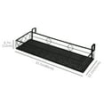 thumbnail image 3 of Outsunny 32'' x 12'' Hanging Flower Pot Stand Rack with Hooks, Metal Plant Pot Holder, Railing Shelf, Windows Decorate for Outdoor Garden Balcony Fence Patio, 3 of 10