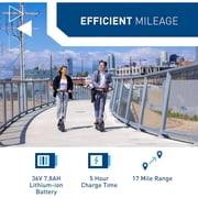 Hiboy S2 Electric Scooter with Scooter bag, 350W Motor, Up to 17 Miles Range, 19 MPH Max Speed, 8.5 Solid Tires, Foldable Commuter Scooter with App Control