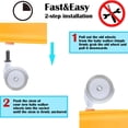 thumbnail image 3 of Ruedas de Repuesto BAYWYI Gris Goma para Andador de Bebé, 3 of 6