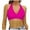 Hot Pink, variant on Women's Removable Padding Underwire Full Coverage Bikini Top Push Up Swim Crop Top Swimsuits for Women Hot Pink,XL