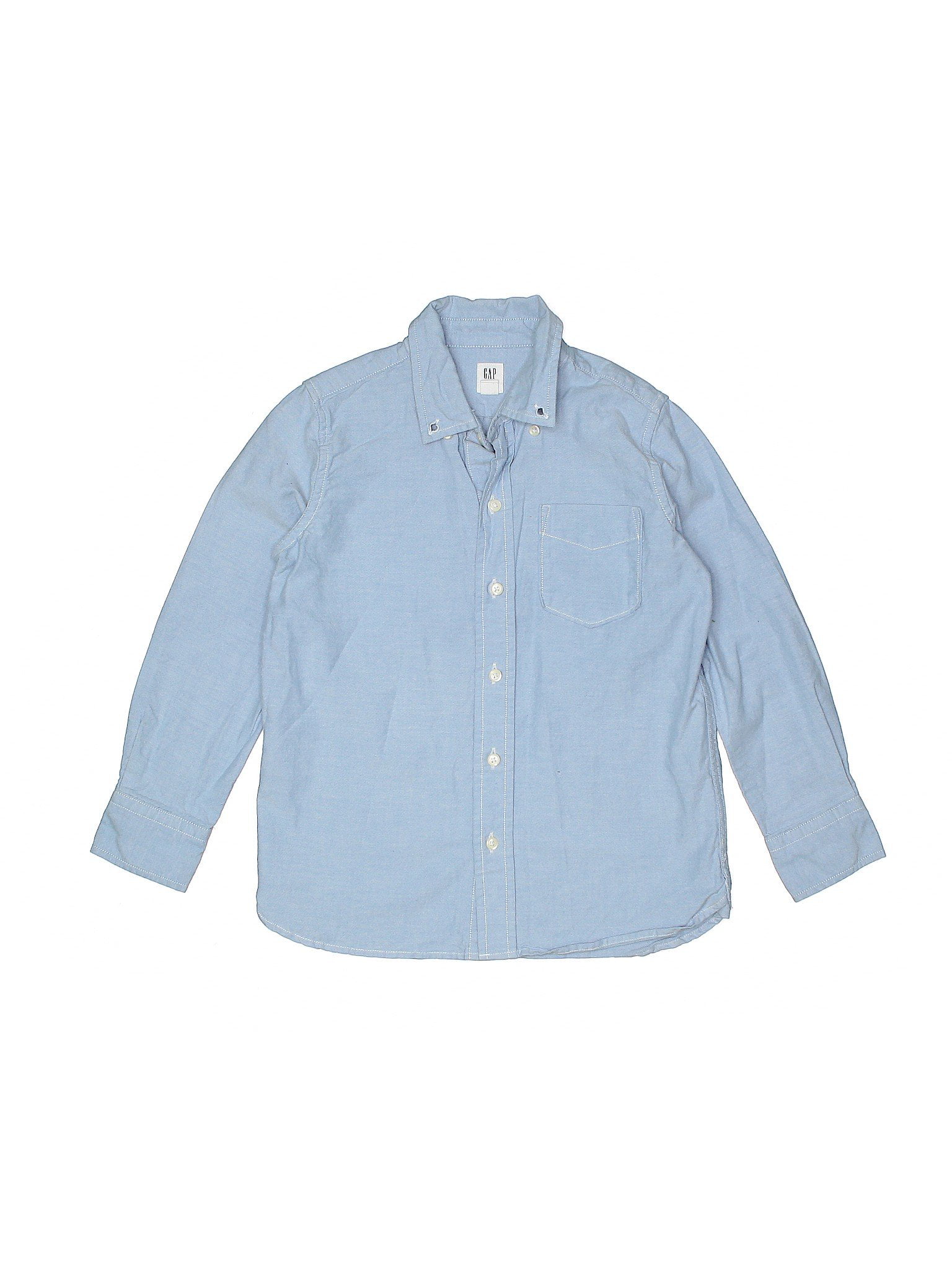 GapKids - Pre-Owned Gap Kids Boy's Size 6 Long Sleeve Button-Down Shirt ...