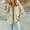 Beige, variant on Black**Friday on Sale ChaoHeng Women Jackets Casual Women's Fleece-Lined Hooded Jacket,Zip Up Sweatshirt with Large Pockets