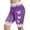 Purple, variant on Denim Shorts Women Mid Rise Distressed Summer Jean Shorts Knee Length Jean Shorts Stretch Denim Shorts with Pockets