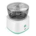 thumbnail image 2 of Usloyux Under $5 Mini Food Shredder Electric, Rechargeable Kitchen Chopper Processor, Portable Blender for Garlic Meat Vegetables, USB Charging with Stainless Steel Blades Whisk Attachment, 2 of 8