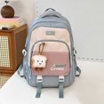 thumbnail image 3 of Kcolen Cute Back To School Backpack for First Day of School Durable Y2K Lightweight Water School Bag With Pendant Accessories, 3 of 4