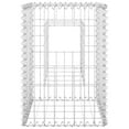 thumbnail image 4 of vidaXL Gabion Basket Posts 2 pcs 15.7"x15.7"x23.6" Iron, 4 of 6