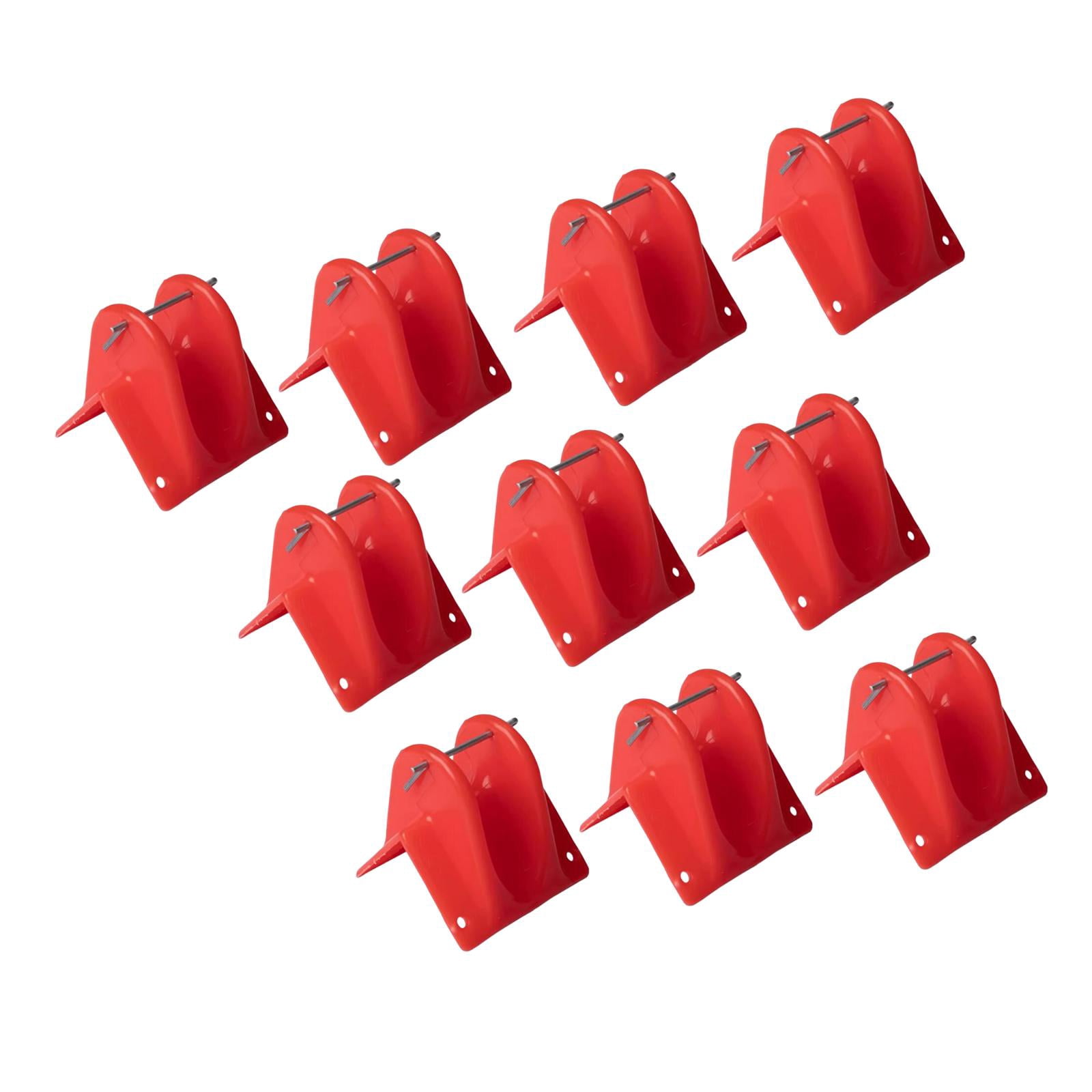 QccHieUs 10 Pieces Climbing Rope Edge Protector Rope Protector Portable Angle Guard Ropes