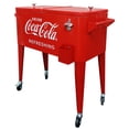 thumbnail image 2 of Leigh Country Coca-Cola Metal Outdoor 80 Qt. Rolling Cooler, 2 of 5