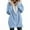 #H-Light Blue, variant on GuangCheng Womens Sherpa Oversized Hoodie Fuzzy Fleece Jacket Open Front Zip Up Outerwear Coat with Pockets