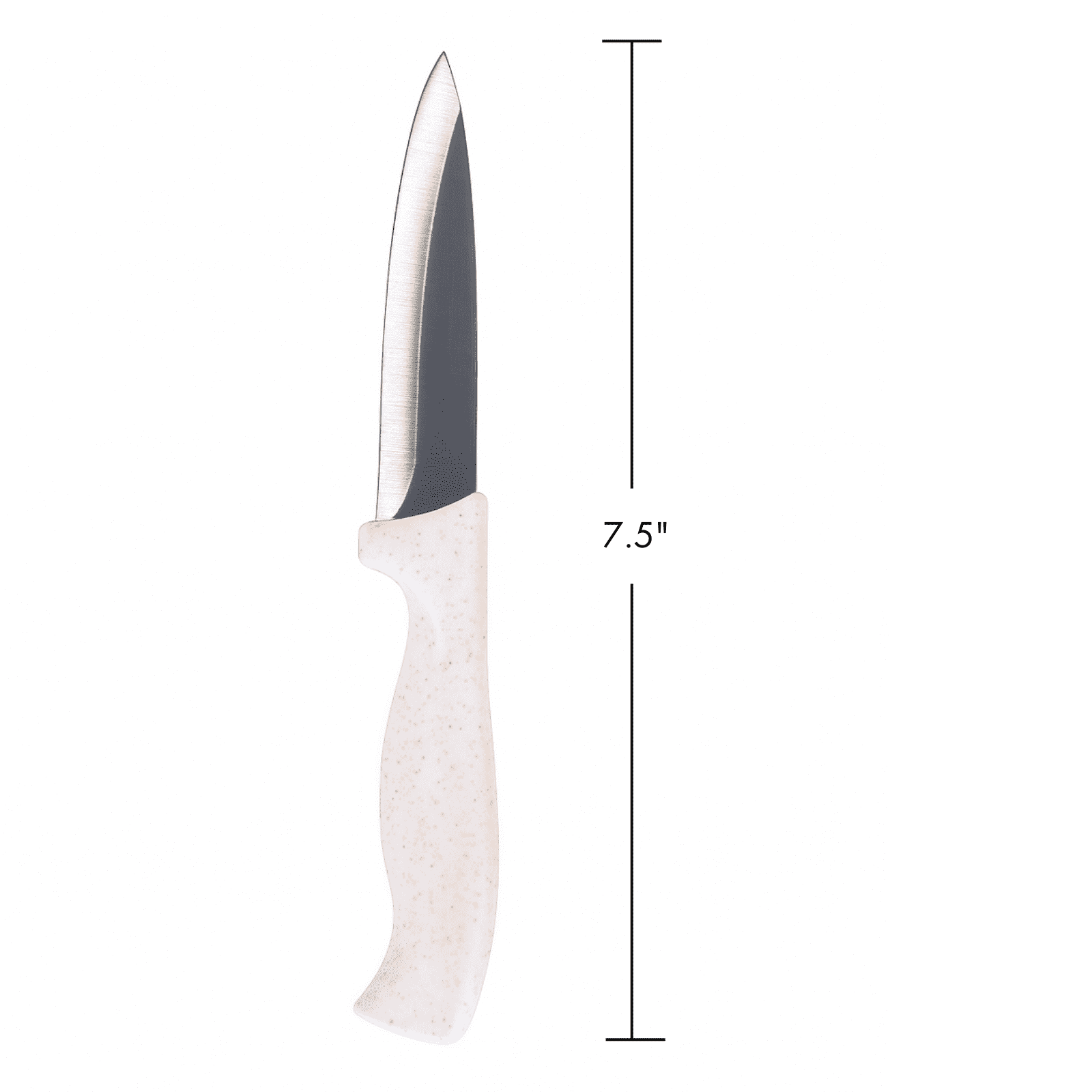 Beille 3.5 Inch All Purpose Paring Knife with Wheat Fiber Handle and Stainless Steel Blade, Kitchen Essentials