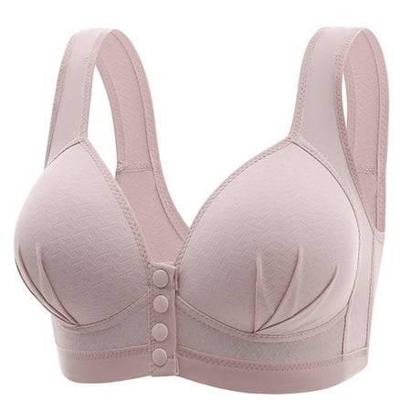 Mceream Sports Bras for Women High Impact with Front Zipper No Underwire Wireless Push Up Bra Soft Support Full Coverage Bra Comfort Bra Daily Comfort Breathable Bra 2025 Plus Size Everyday Bra