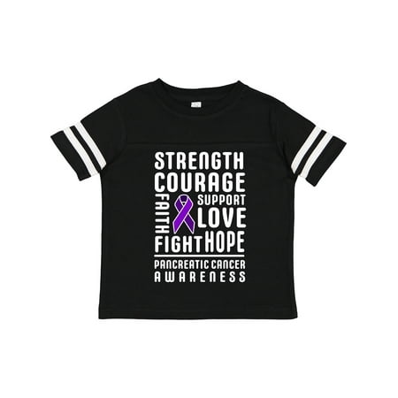 

Inktastic Strength Support Love Fight Pancreatic Cancer Awareness Boys or Girls Toddler T-Shirt