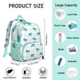 thumbnail image 4 of Wild Bear Student Backpack – Brown Polar Bear Cartoon Print With Winter Forest Hunting Pattern, 4 of 6