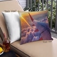 thumbnail image 1 of Ahgly Company Coussin Décoratif d'Extérieur Avion de Transport, 18 Po X 18 Po, 1 of 6