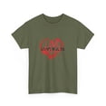 thumbnail image 3 of LOVE RULES! Unisex Heavy Cotton Tee, 3 of 4