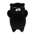thumbnail image 1 of Mini Soft Cute Cat Pattern Wipes Ball Squeeze Rising Funny Toys Cats Design Interesting Toy Pressure Toys for A Gift Black cat 1pcs, 1 of 8