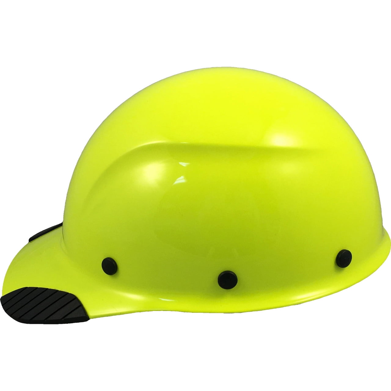 DAX Fiberglass Composite Hard Hat - Cap Style Factory Hi Viz Lime with Tote
