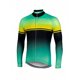 thumbnail image 3 of Maillot de ciclismo para hombre de manga larga, maillot de ciclismo de carretera con cremallera completa y bolsillos, ropa de ciclismo transpirable de secado rápido, 3 of 5