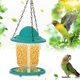 thumbnail image 5 of Alimentador De Pájaros Colgante, Bandeja De Semillas De Pájaros, Alimentador De Plástico Plegable Con Techo Para Decoración De Jardín Al Aire Libre Yuarrent PT002365-01, 5 of 6