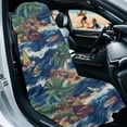 thumbnail image 3 of XYZCANDO Tropical Island Scene Non-Slip Car Seat Towel Cover, Washable Sweatproof Long-Lasting Towel Seats Cover for SUV Sedans Trucks, 3 of 11