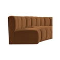 thumbnail image 4 of Meridian Furniture Arc Saddle Velvet Modular Sectional, 4 of 11