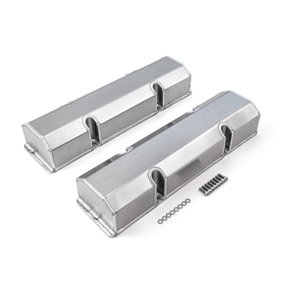 Speedmaster PCE314.1101.02 Compatible with Chevy SBC 350 Fabricated Valve Covers Satin Tall w/o Hole