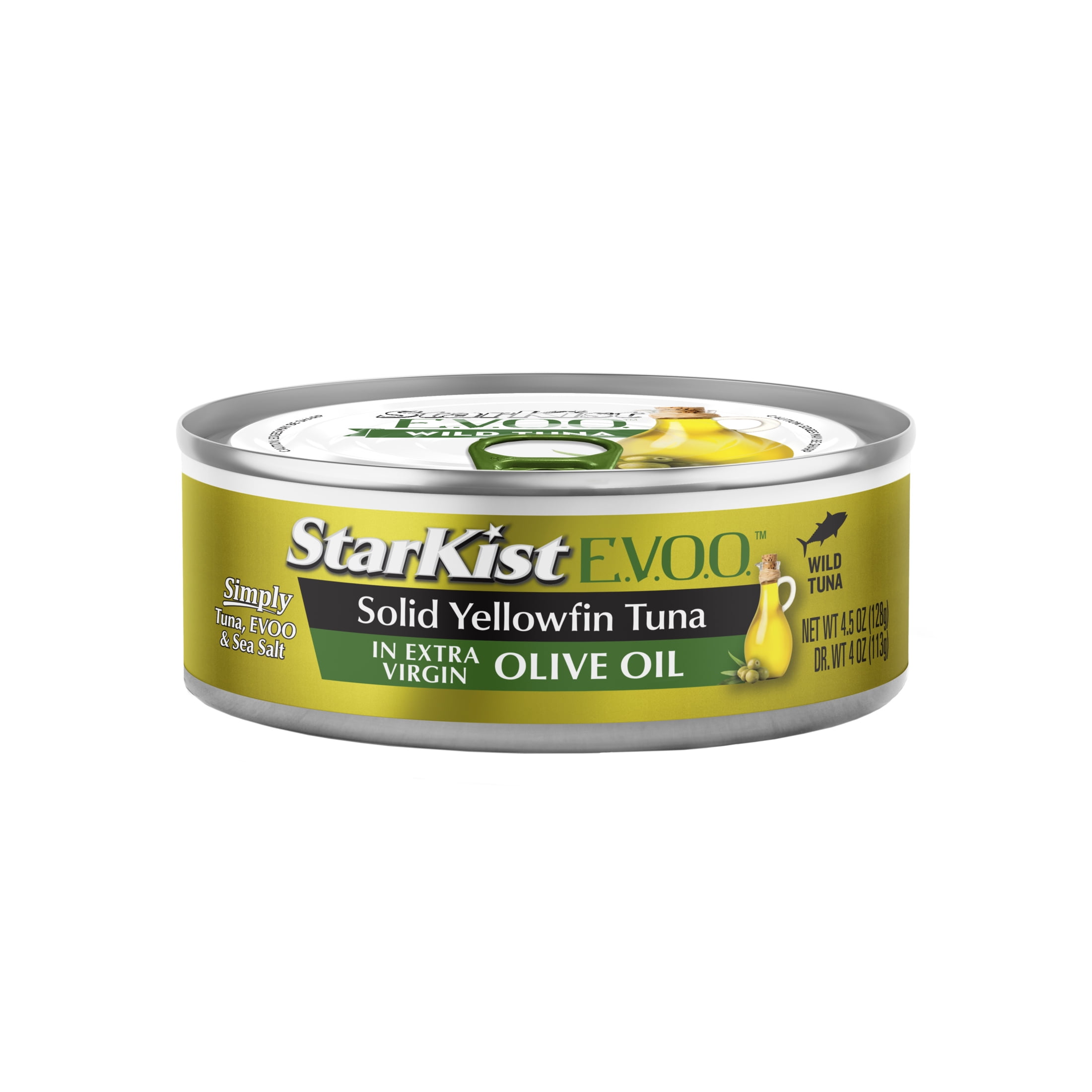 StarKist E.V.O.O. Solid Yellowfin Tuna in Extra Virgin Olive Oil, 4.5 oz Can
