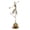 A, variant on Dserhfy Ornament Vintage Metal Dancing Girl Garden Statue Waterproof Fade Resistant Ornament Outdoor Decoration