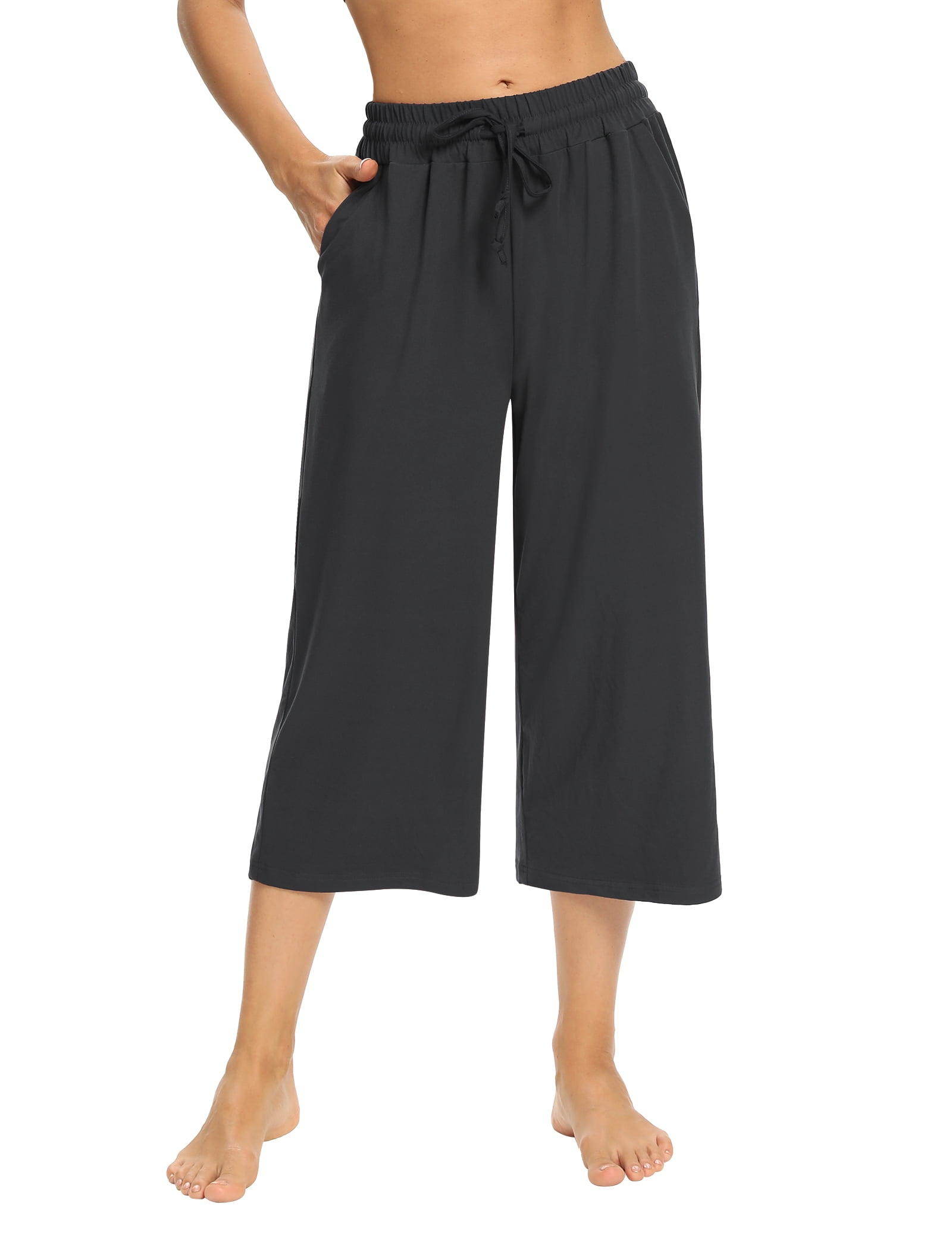 Loose Fit Capri Workout Pants
