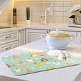 thumbnail image 6 of Cute Chick with Egg Dish Drying Mat 16x18 Absorbent Microfiber Draining Rack Pad for Kitchen Counter Sink, 6 of 8