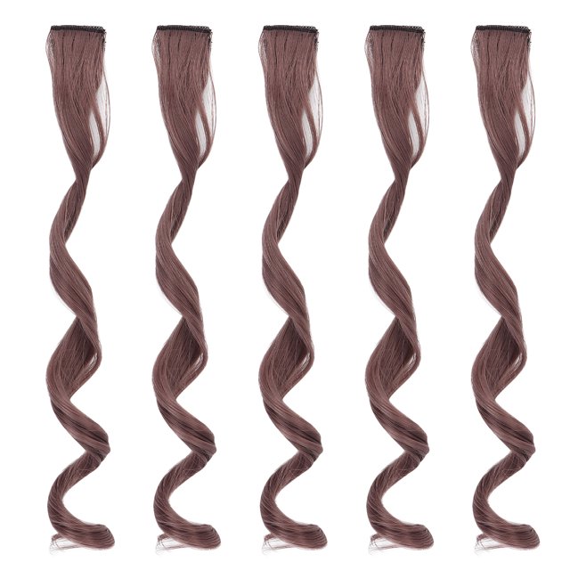 Clip para postizo, 5 piezas con clip en postizo Clip de extensión de cabello de color Clipin postizo Rendimiento inigualable